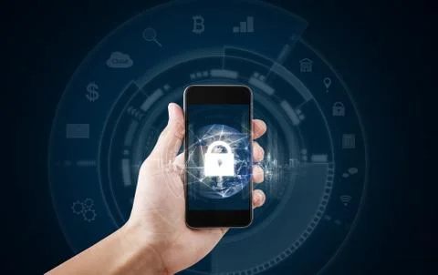 Mobile device security and internet connection. Element of image by NASA Stock Photos