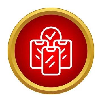 Mobile device verification digital technology icon concept Stock Illustration