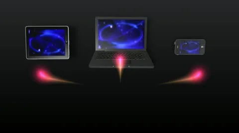 Mobile devices animation Stock-Footage 12281912