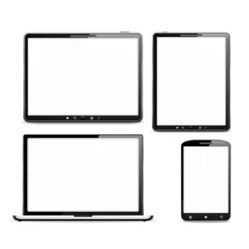 Mobile Devices Stock Illustration