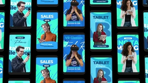 Mobile Devices Instagram Reels Stock After Effects