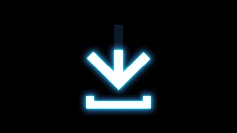 Mobile Download Icon Loop Stock Footage 116182336