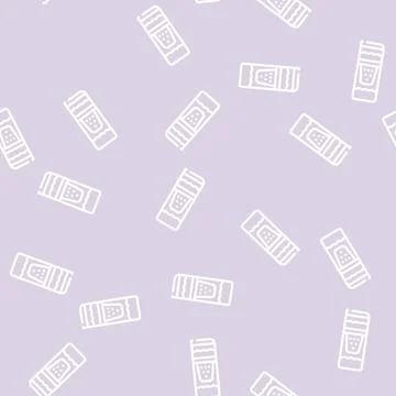 Mobile filter line vector seamless pattern flat Stock Illustration