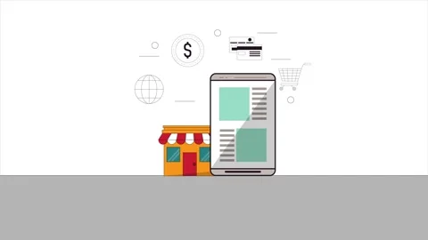 Mobile-First E-Commerce: Build Your Digital Storefront and Drive Sales 库存影片 339342916
