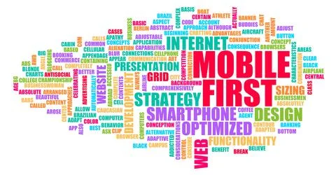 Mobile First 스톡 사진