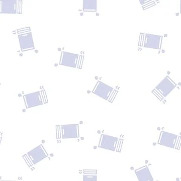 Mobile floor filter glyph vector seamless pattern 스톡 일러스트