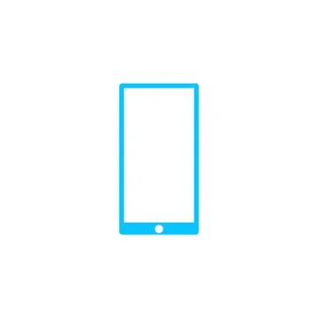 Mobile gadget icon flat. Stock Illustration