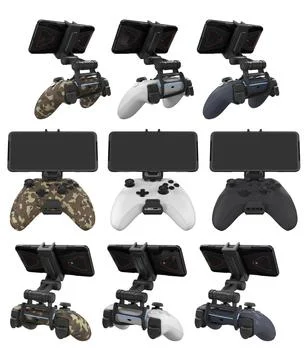 Mobile Game Controllers that come equipped with advanced screens for use Stock Illustration