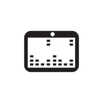 Mobile game device Stock Illustration