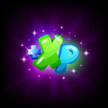 Mobile game hit points or health points icon on dark background. Graphic user 스톡 일러스트