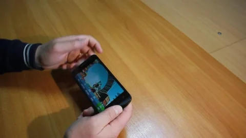 Mobile gaming Stock Footage 131235849