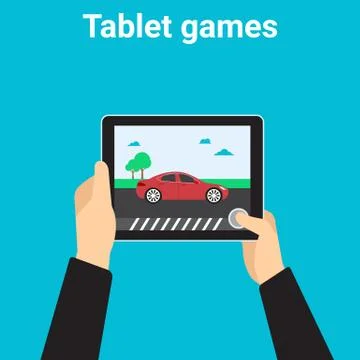 Mobile gaming Illustrazione stock