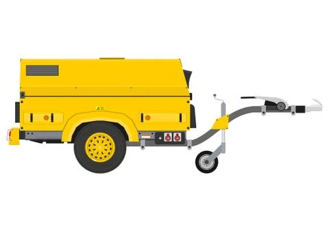 Mobile generator. Stock Illustration