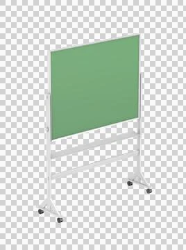 Mobile green chalkboard Stock Illustration