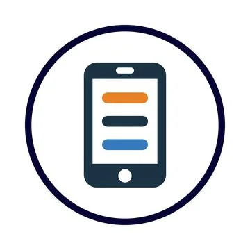 Mobile, growth, graph, mobile growth graph icon Stock Illustration