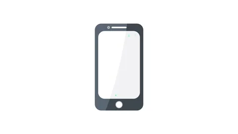 Mobile icon animation for video motion graphics Stock Footage 179450831