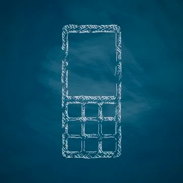 Mobile icon Illustrazione stock