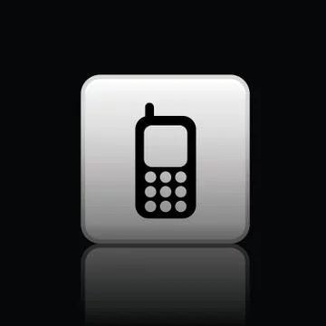 Mobile icon web Stock Illustration