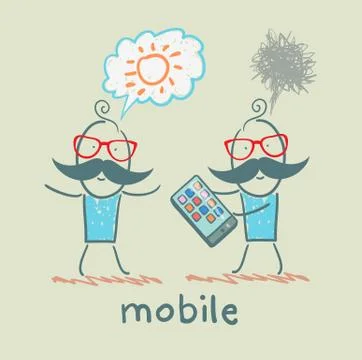 Mobile Stock Illustration