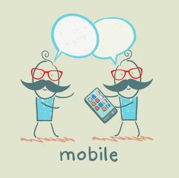 Mobile Stock Illustration