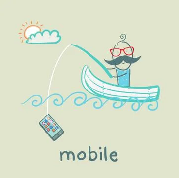 Mobile Stock Illustration
