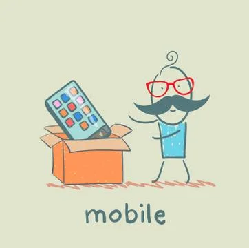 Mobile Stock Illustration