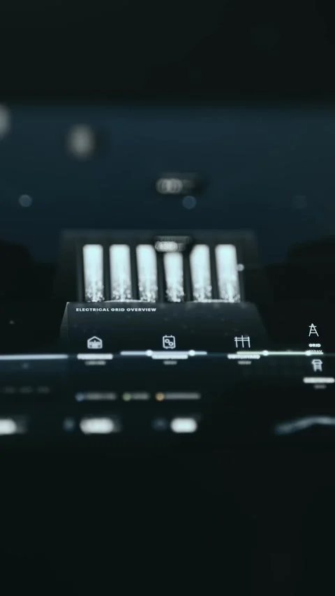 Mobile Industrial Data Timeline Mobile Industrial Control Stock Footage 339608362