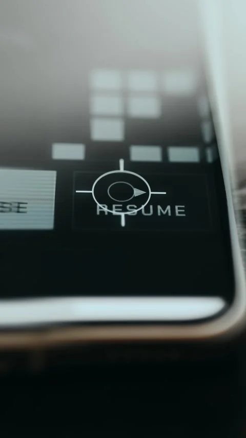 Mobile Interface Showing Cloud Computing Target Interface - Global Angle Stock Footage 336998812