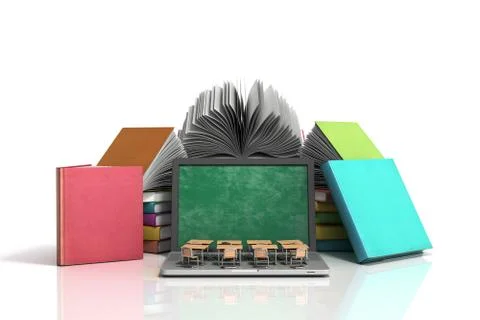 Mobile knowledge school or college education business office work and electro 스톡 일러스트