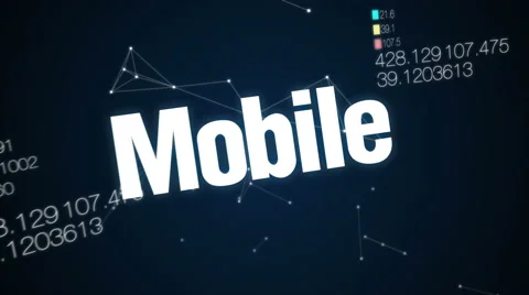 Mobile, Laptop, Server, Network, Database, Text animation 'CLOUD COMPUTING' Stock Footage 59184075