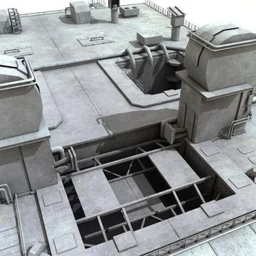 Mobile Launch Platform 3D Model