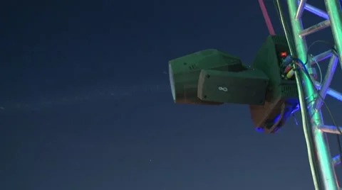 Mobile light installation. Stock Footage 50710126