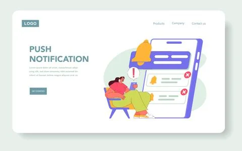 Mobile Marketing. Flat Vector Illustration イラスト素材