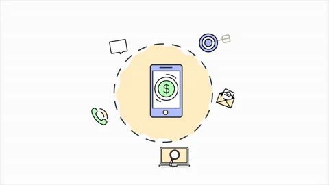 Mobile Marketing Stock Footage 232201069