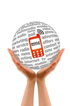 Mobile marketing 스톡 일러스트