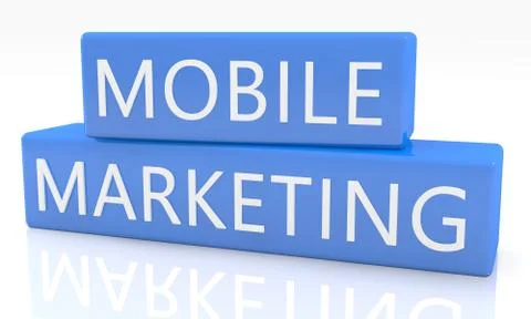 Mobile Marketing Stock Illustration