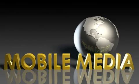 Mobile media Stock Illustration