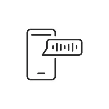 Mobile Messaging Icon Stock Illustration