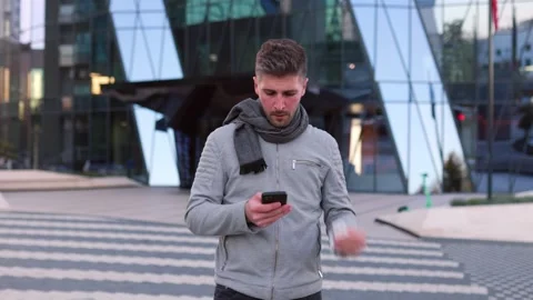 Mobile Misery Young Man Suffering Flu, Smartphone Grasped, Seeks Care Stock Footage 323936283
