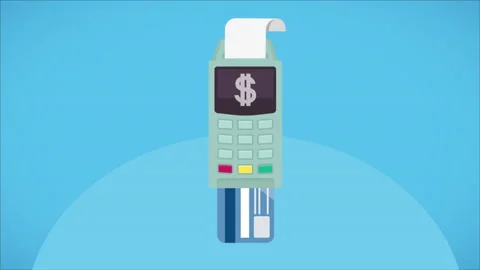 Mobile Morphing to Credit Card For Online Shopping Stock Footage 232201082