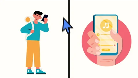 Mobile Music Application Payment System Stock Footage 281618066