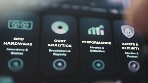 Mobile Navigation For Hardware Inventory Cost Analytics Performance And 4K Stock Footage 341335124