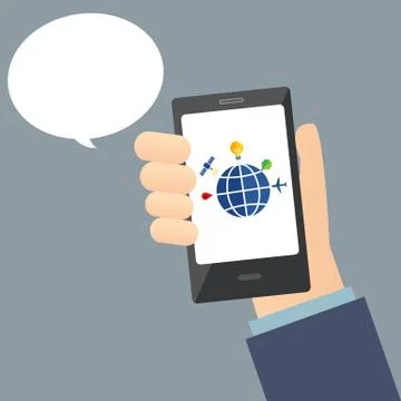 Mobile Network Stock Illustration