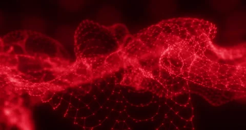 A mobile network of interlaced colored dots and lines 2 Stock Footage 305934706