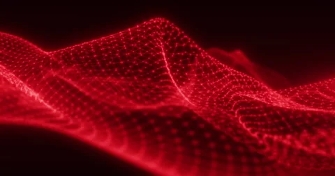 A mobile network of interlaced colored dots and lines Stock Footage 305934870