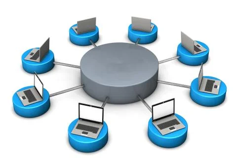 Mobile networks Stock Illustration