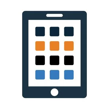 Mobile, pattern, lock, mobile pattern lock icon 스톡 일러스트