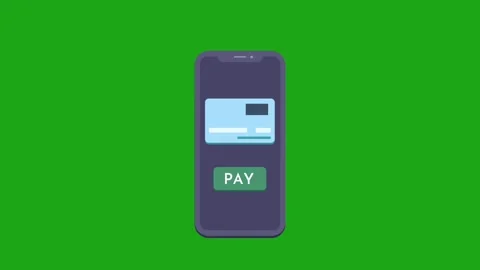 Mobile Payment App Verified Success Screen Digital Banking Animation Video Stock-Footage 332220154