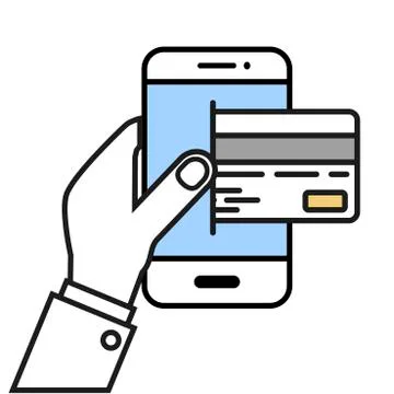 Mobile Payment concept Stock Illustration