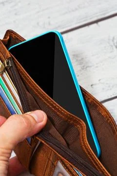 Mobile payment concept Stock Photos